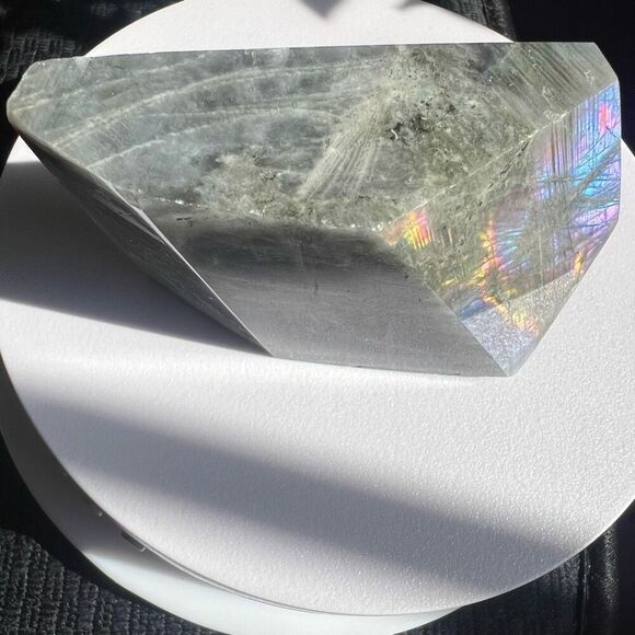 Labradorite Crystal‎ Freeform Meditation Stone (#2) - Picture 4 of 16